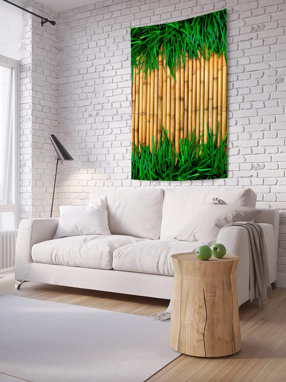 Бамбуковое панно на стену (50 фото)