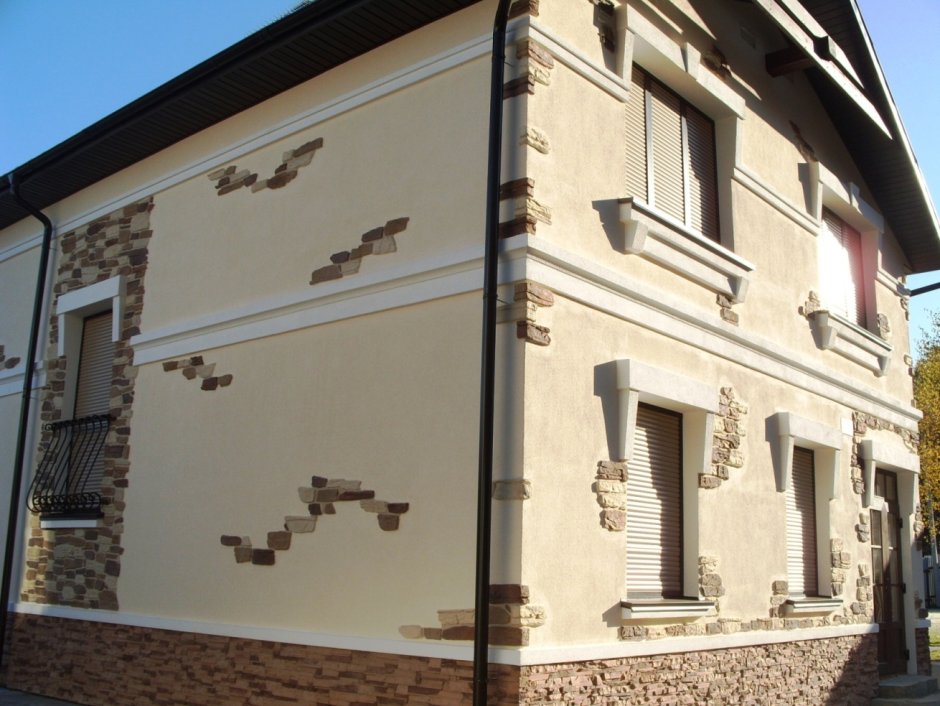 Фасадный декор из пенополистирола дом