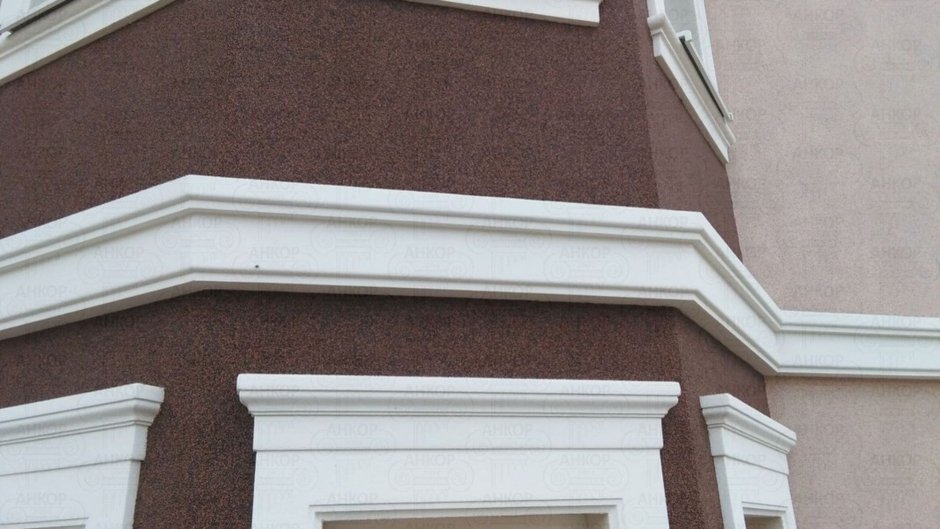 Фасадный декор из пенопласта