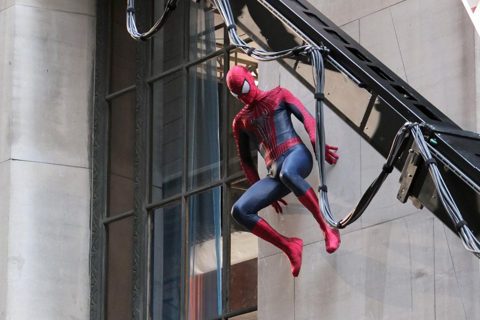 The amazing Spider man 2012 съемки
