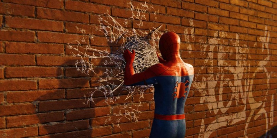 Человек паук Спайдермен в Нью-Йорке