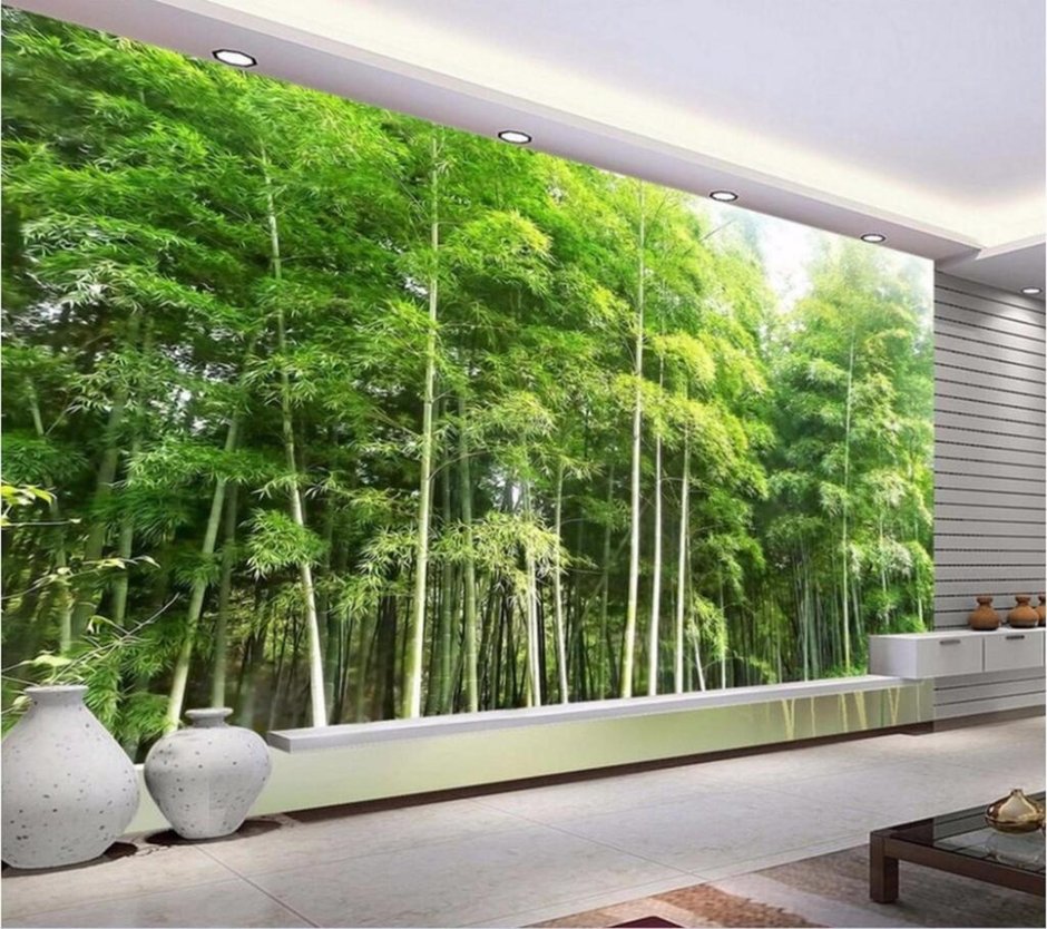 Фрески бамбуковый лес