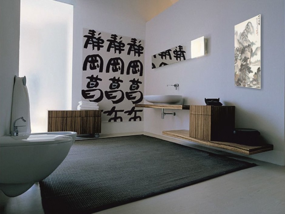 Напольная плитка в японском стиле