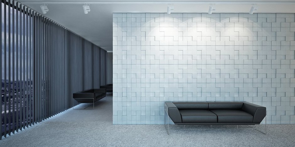 Гипсовая 3d-панель, «дикарт»