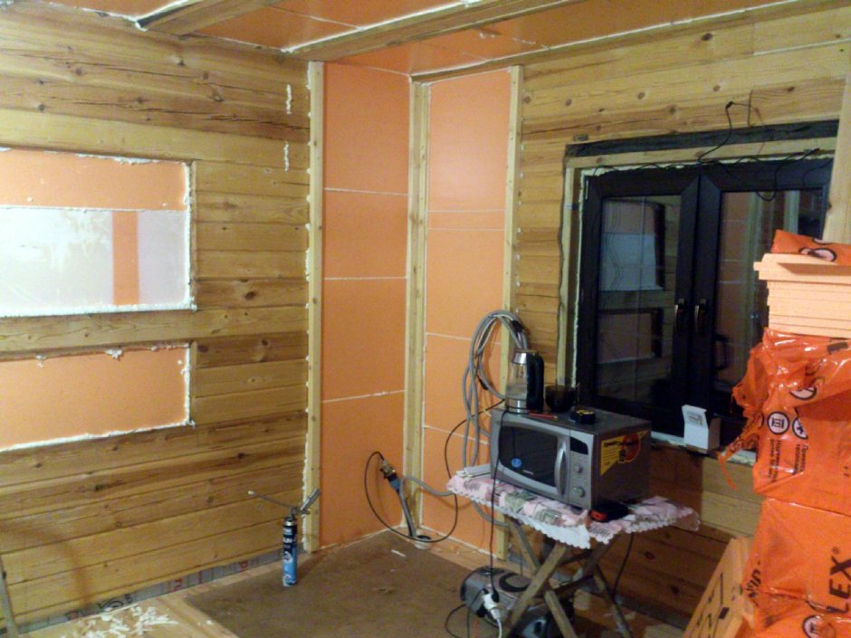 Теплоизоляция стен в деревянном доме