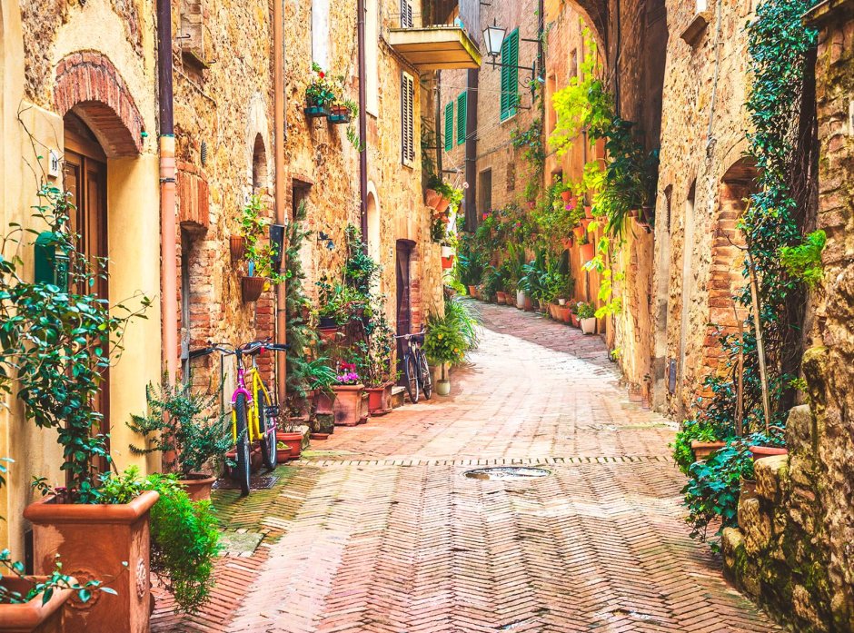 Живописные улочки Италии