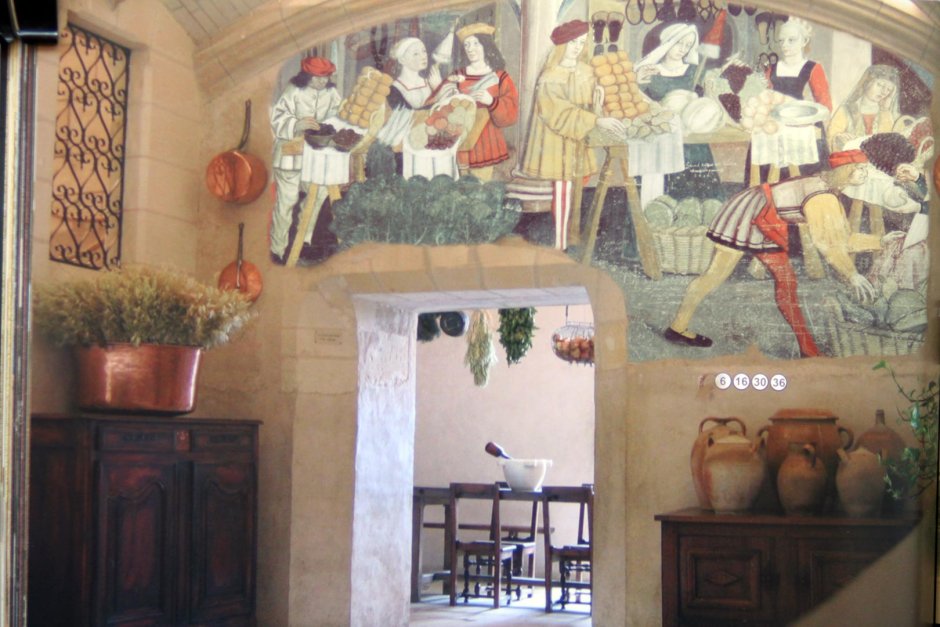 Фреска Венеция в интерьере кухни