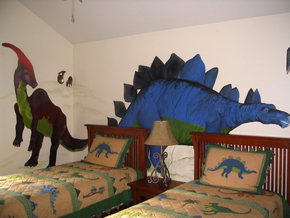 Мебель с динозаврами