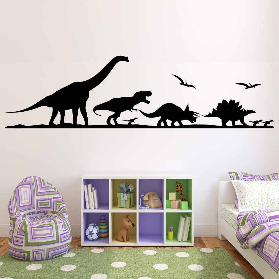 Декор для комнаты динозавры