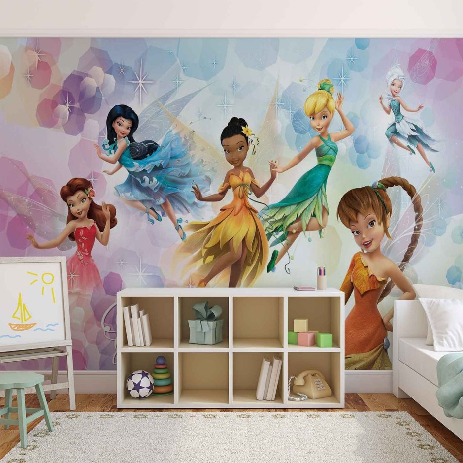 Фотообои принцессы Диснея в детскую комнату