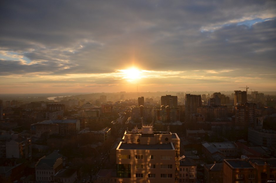 Рассвет в Ростове на Дону