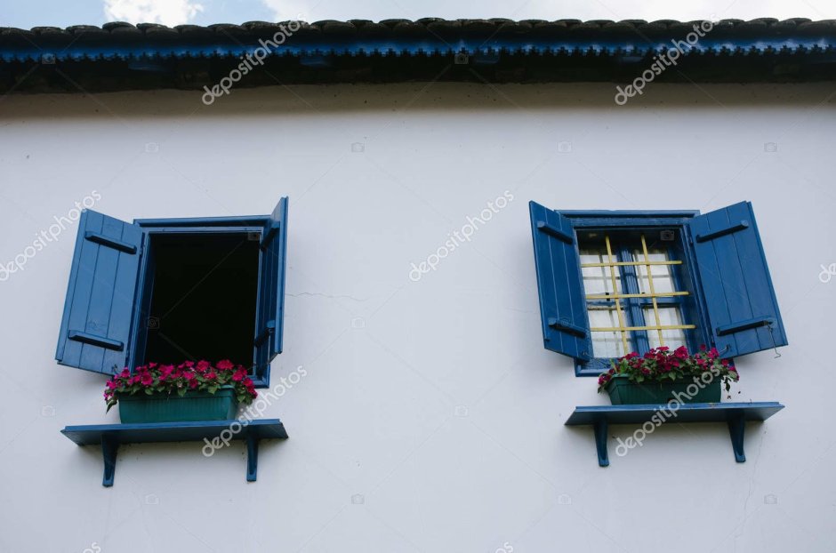 Декоративные ставни на окна