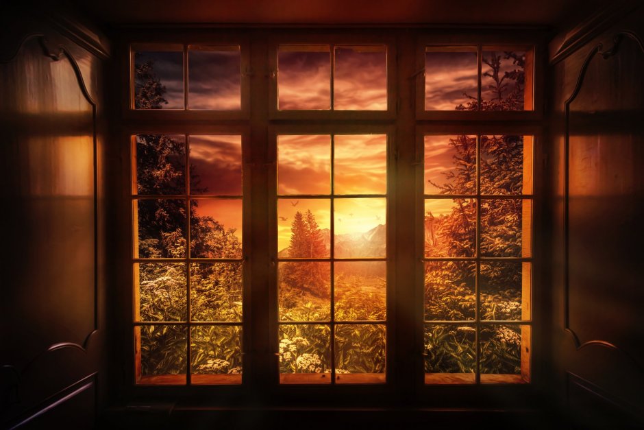 Вечернее окно
