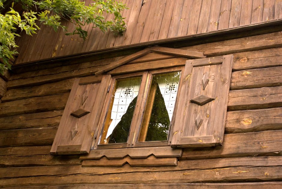 Деревенские ставни на окна