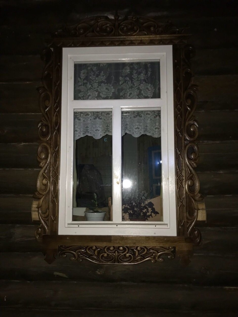 Современные деревянные наличники на окна (62 фото)