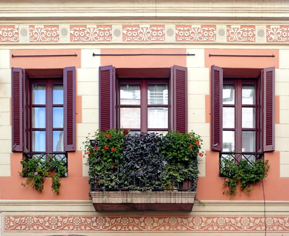 Окна в баварском стиле