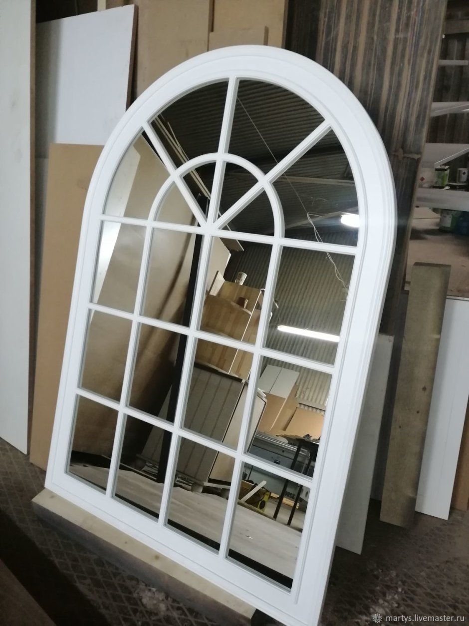 Зеркало арочное окно Прованс