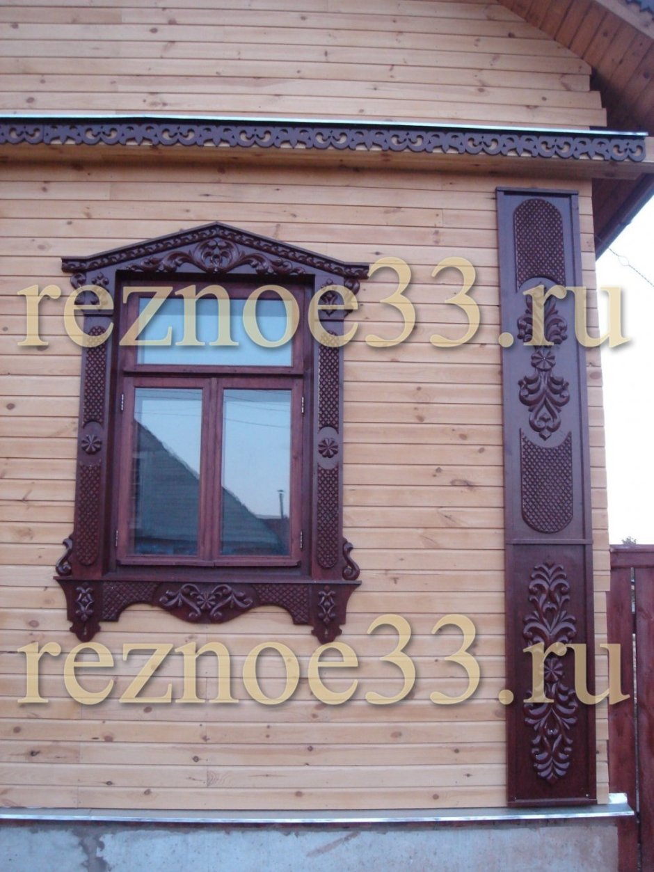 Окна в деревянном доме из бруса