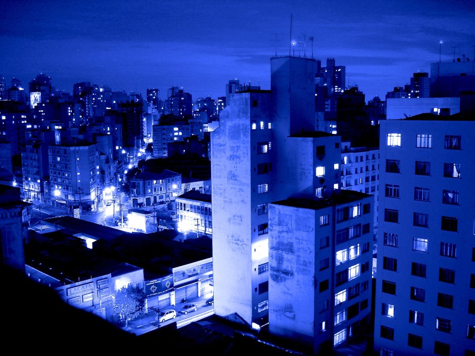 Город в темноте