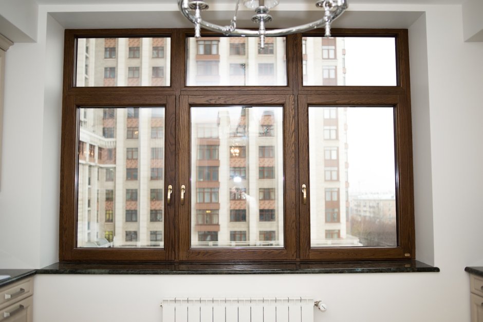 Деревянные окна в квартире