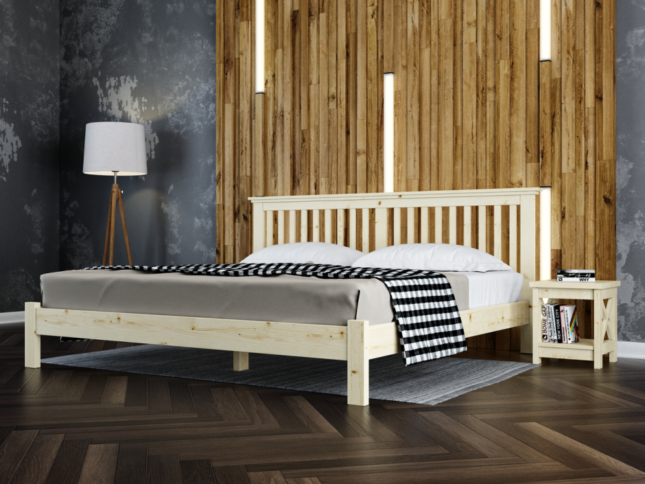 Кровать двуспальная «Вега Скандинавия