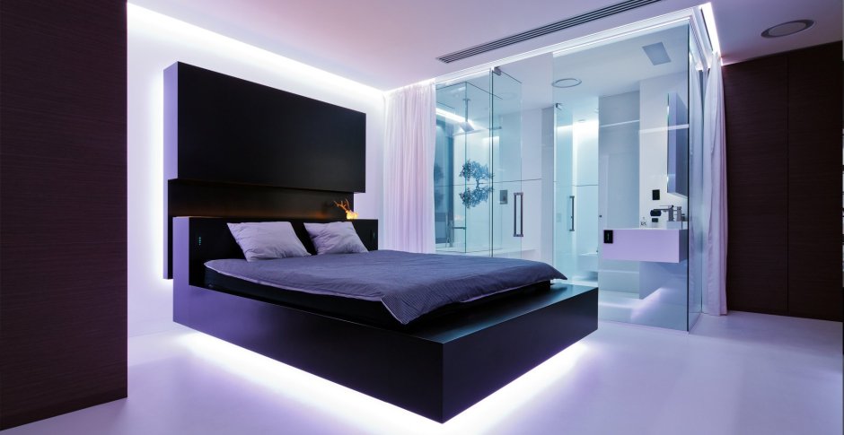 Парящая кровать в гостинице