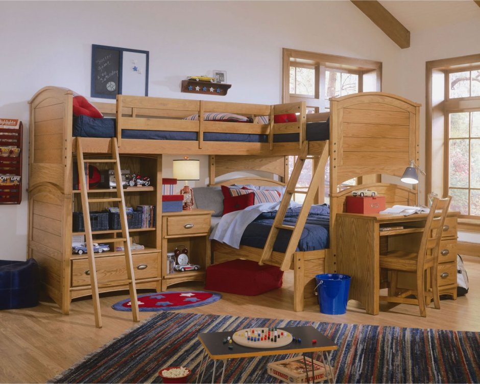 Спальный комплекс для троих детей