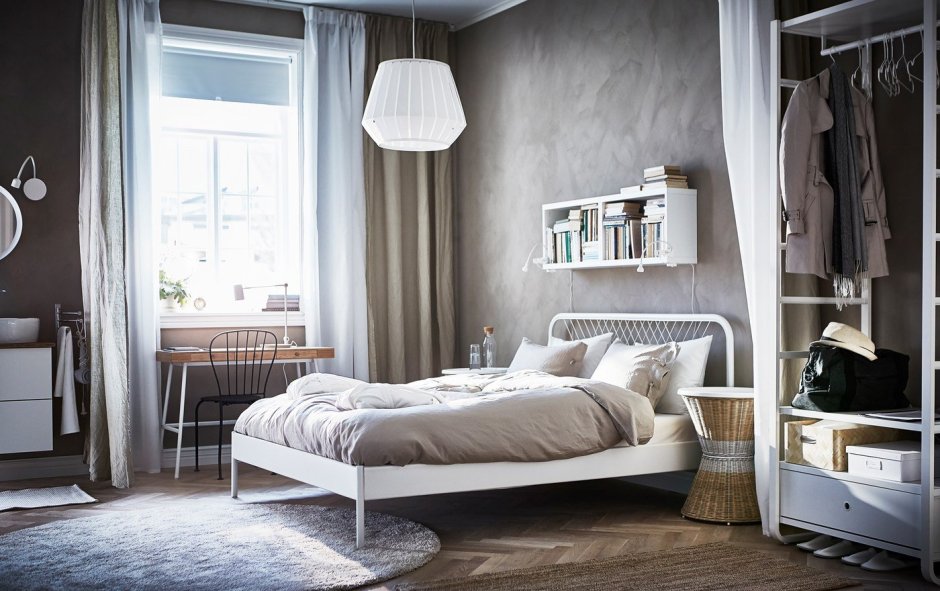 Ikea Malm спальня