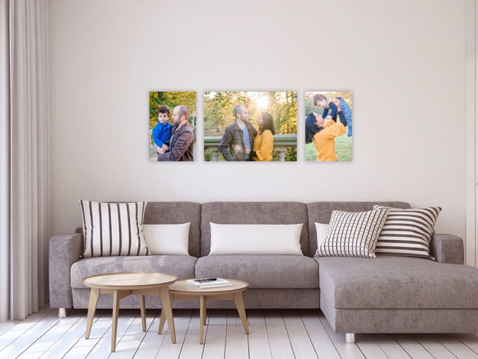 Картины над диваном в маленькой квартире