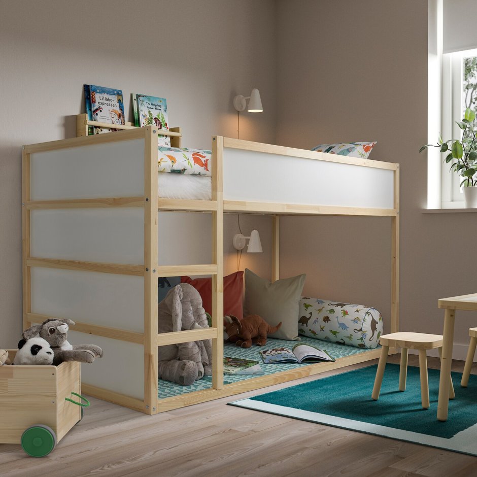 Дизайн детской комнаты для двух икеа Криттер