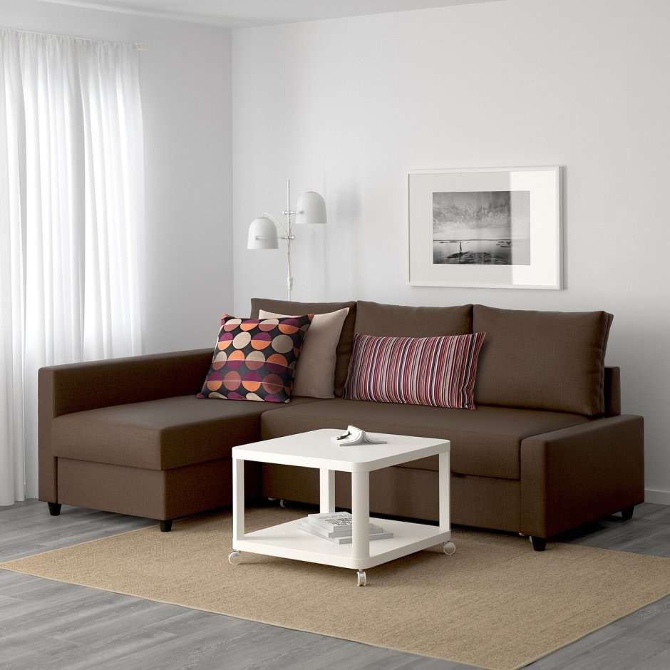 Gimmarp гиммарп 3-местный диван-кровать, рудорна светло-серый