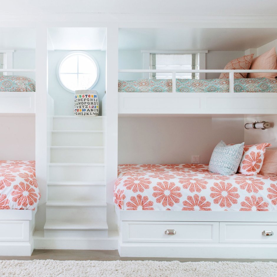 Двухъярусные детские кровати для девочек