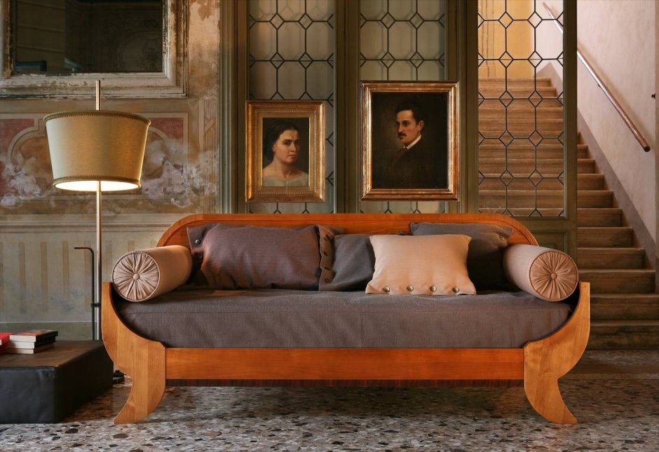 Дизайнерский диван из дерева (48 фото)