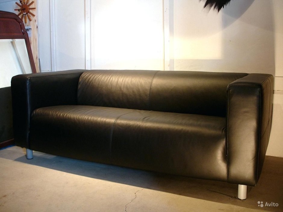 Клиппан 2-местный диван, Бумстад черный