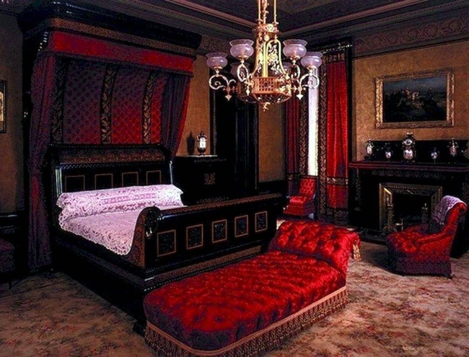 Спальня в стиле ведьмы