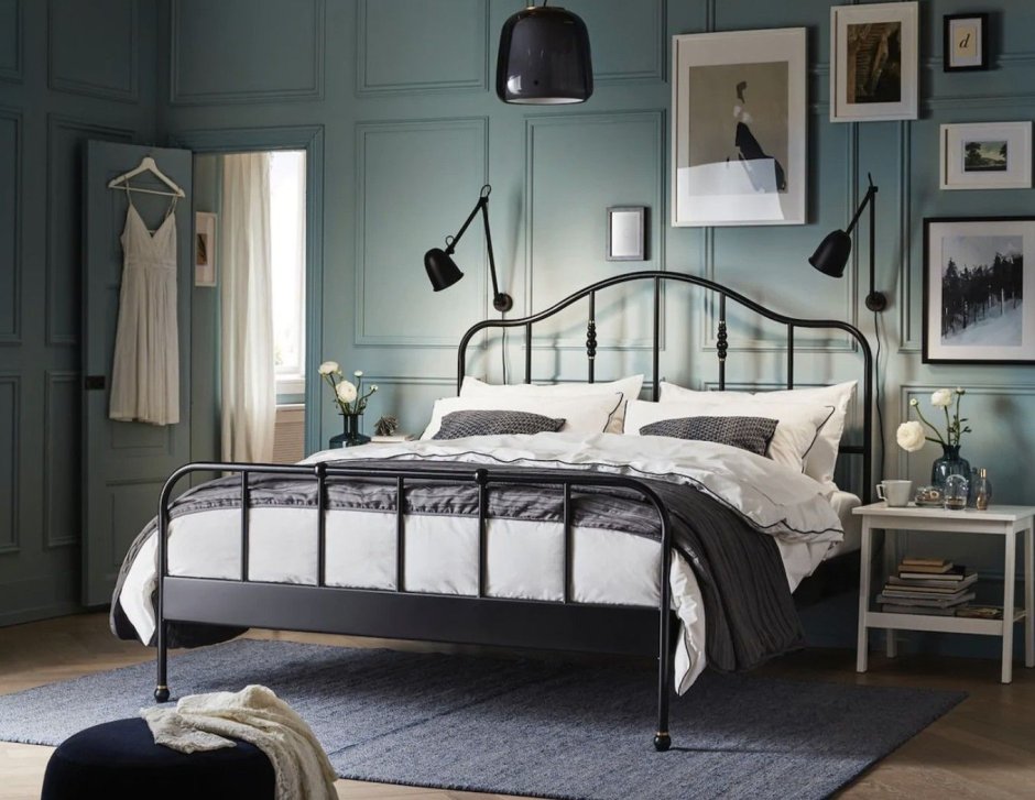Железная кровать ikea