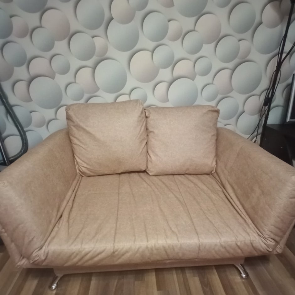 Диван клик кляк микровелюр бежевый