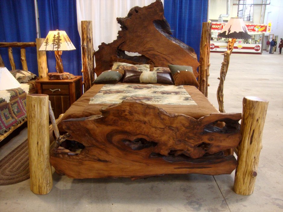 Деревянная мебель из горбыля