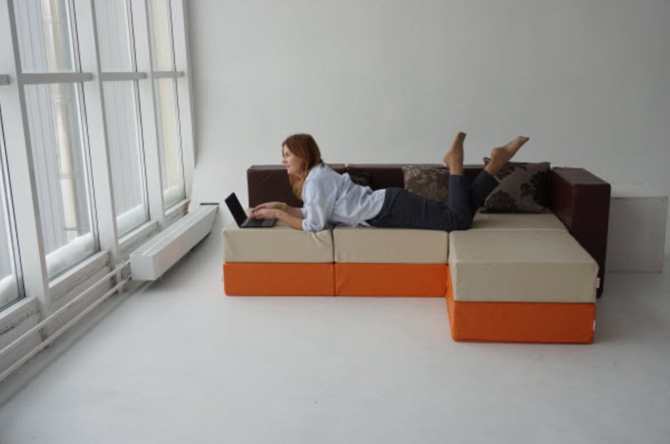 Идея фикс бескаркасный диван трансформер (43 фото)