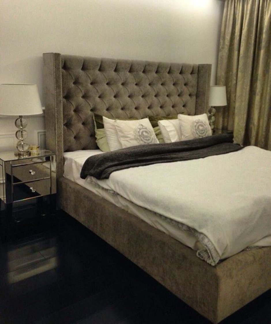 Кровать Аскона с каретной стяжкой