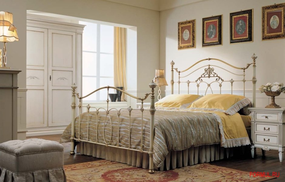 Кованые кровати в стиле арт деко