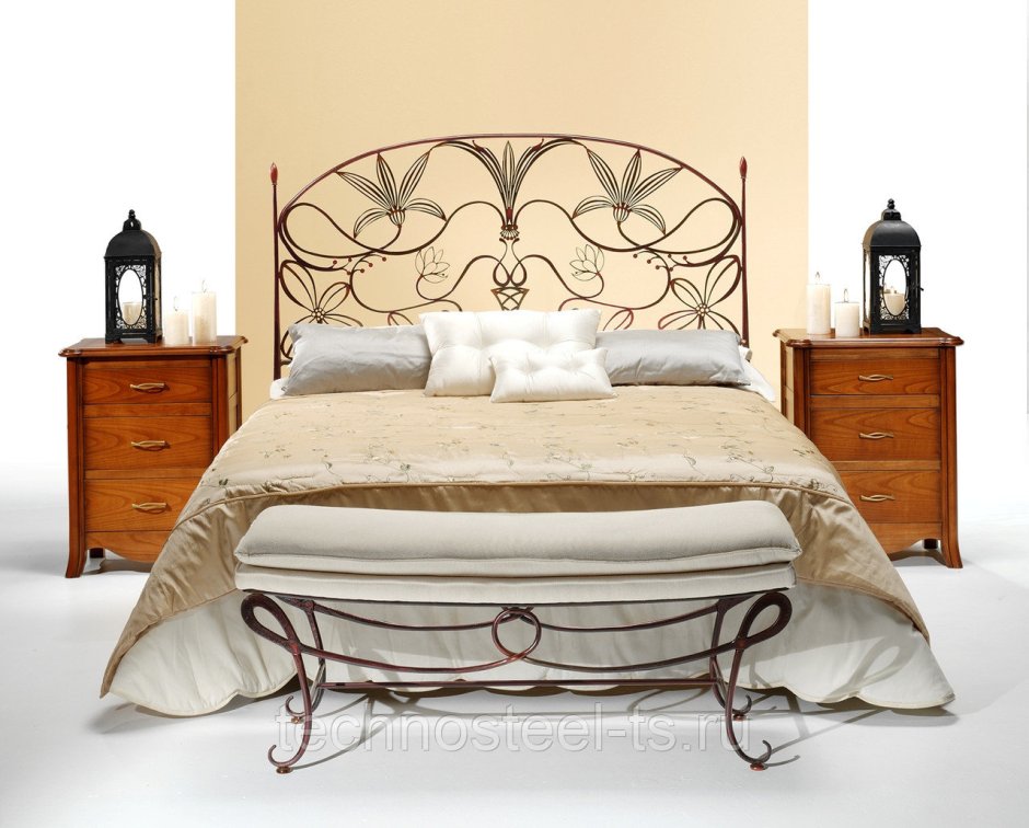 Итальянская кованая кровать Аурелия