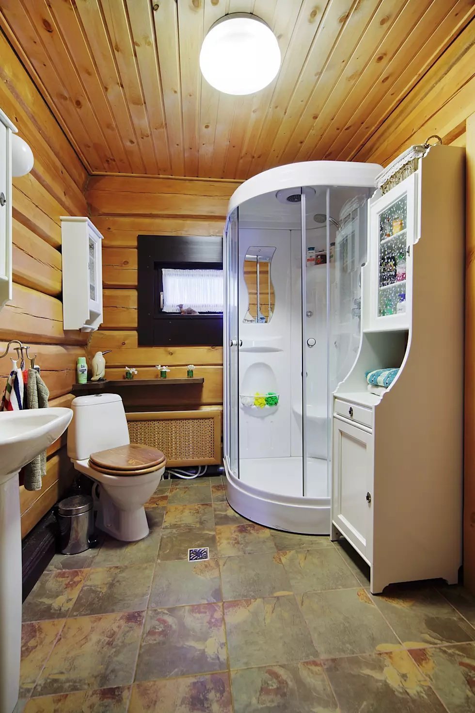 Душевая кабина на кухне дизайн фото