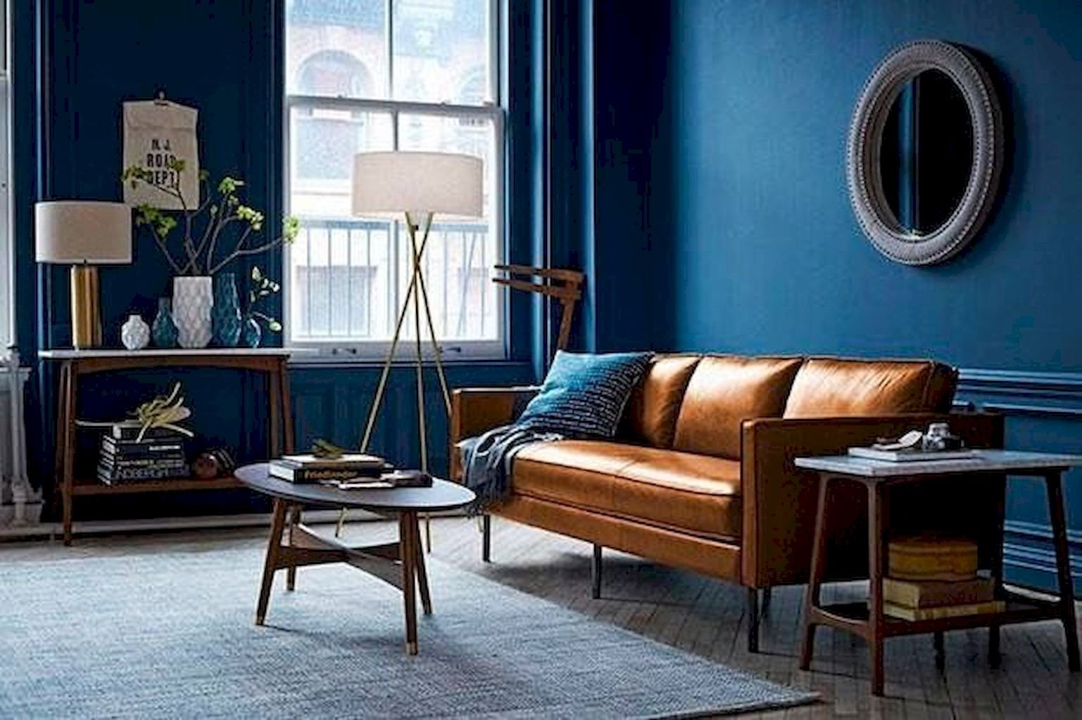 мебель темно синего цвета