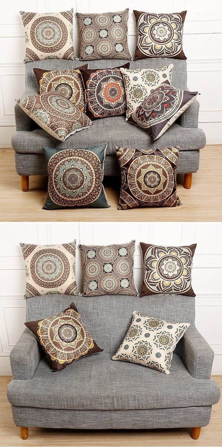 Дизайнерские подушки на диван