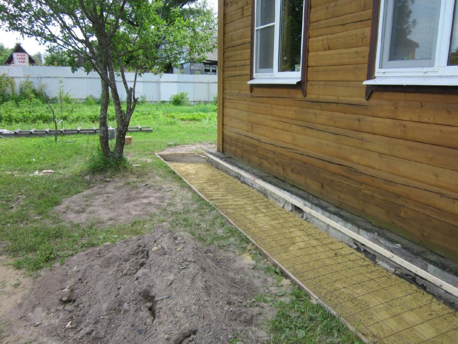 Отмостка виллы в Сочи