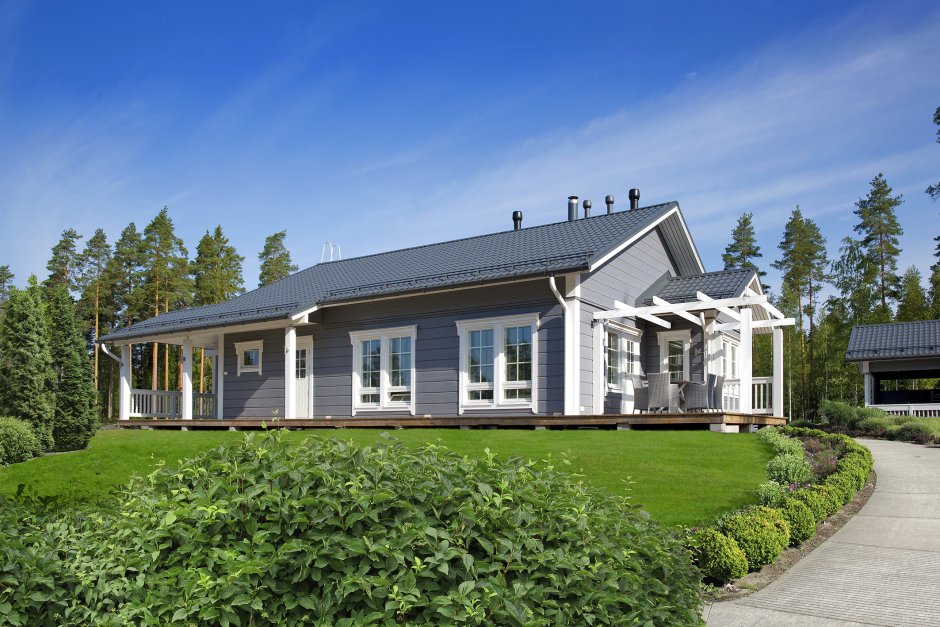 Дом в скандинавском стиле одноэтажный
