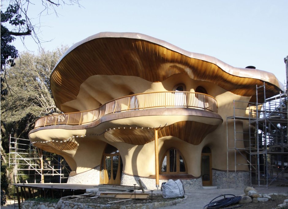 Дом гриб архитектура