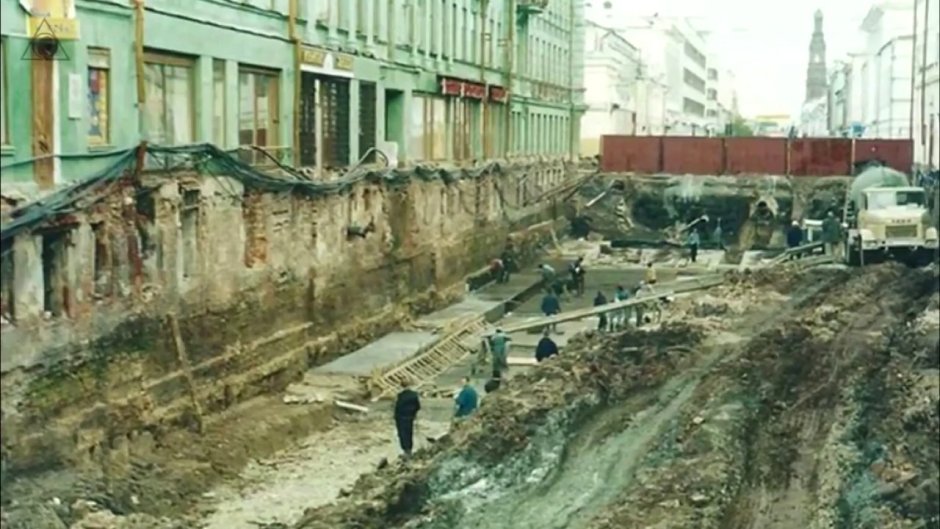 Казань раскопки на улице Баумана