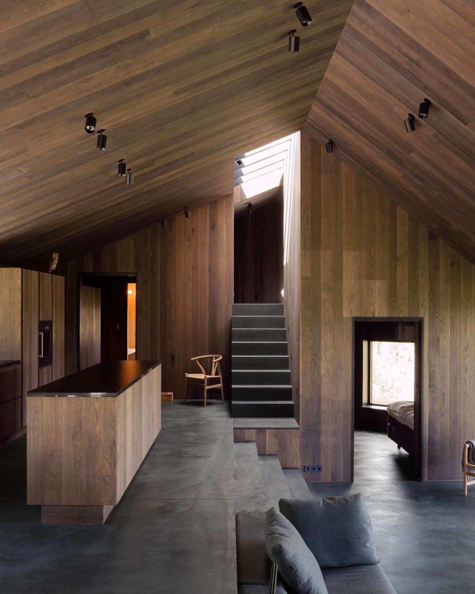 Интерьер норвежских деревянных домов